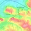 Mapa topográfico Knott Oak, altitud, relieve