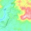 Mapa topográfico Sukamulya, altitud, relieve