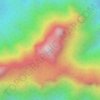 Mapa topográfico Melmudi Peak, altitud, relieve