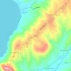 Mapa topográfico Boot, altitud, relieve
