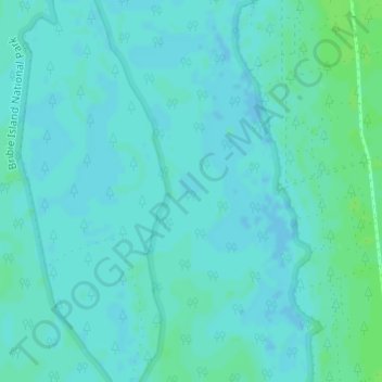 Mapa topográfico Welsby, altitud, relieve