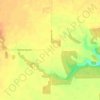 Mapa topográfico Bear Canyon, altitud, relieve