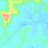 Mapa topográfico Casalugan, altitud, relieve