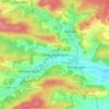 Mapa topográfico Unterwinterbach, altitud, relieve