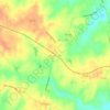 Mapa topográfico Beaverdam, altitud, relieve