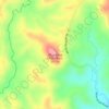 Mapa topográfico Lillian Rock, altitud, relieve