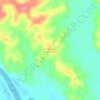 Mapa topográfico Santo Antônio do Pau Fincado, altitud, relieve