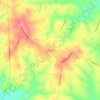 Mapa topográfico Oakway, altitud, relieve