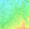 Mapa topográfico Mambog 4, altitud, relieve
