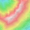 Mapa topográfico Piller, altitud, relieve
