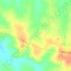 Mapa topográfico Cerros de Florida, altitud, relieve
