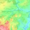 Mapa topográfico Kerihuel, altitud, relieve