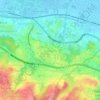 Mapa topográfico Tambakaji, altitud, relieve