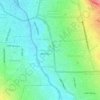 Mapa topográfico Besusu Tengah, altitud, relieve