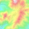 Mapa topográfico Sacuchum Dolores, altitud, relieve