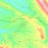 Mapa topográfico Telhado, altitud, relieve