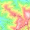 Mapa topográfico Kiyarighat, altitud, relieve