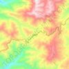 Mapa topográfico 忙丙乡, altitud, relieve