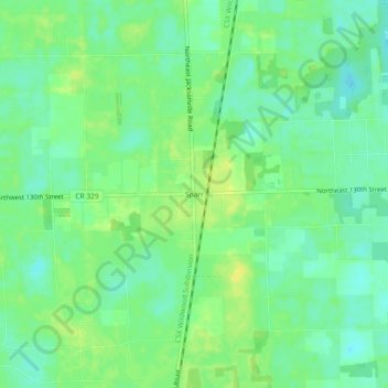 Mapa topográfico Sparr, altitud, relieve