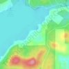 Mapa topográfico Sproat Lake, altitud, relieve