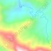 Mapa topográfico Cerro de la Neblina, altitud, relieve