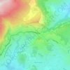 Mapa topográfico Les Roumégons, altitud, relieve