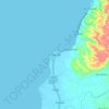 Mapa topográfico Asturias, altitud, relieve