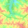 Mapa topográfico Apache Flats, altitud, relieve