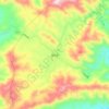 Mapa topográfico 沩山乡, altitud, relieve