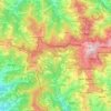 Mapa topográfico Tutikandi, altitud, relieve