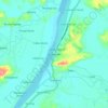 Mapa topográfico Gattaran, altitud, relieve