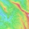 Mapa topográfico Îlet à Malheur, altitud, relieve