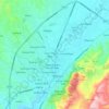 Mapa topográfico Antioquía, altitud, relieve