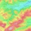 Mapa topográfico Langenbecke, altitud, relieve