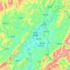 Mapa topográfico 来凤县, altitud, relieve