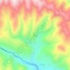 Mapa topográfico Ulutaş, altitud, relieve
