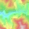 Mapa topográfico Waiwai, altitud, relieve