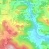 Mapa topográfico Vocking, altitud, relieve
