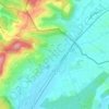 Mapa topográfico Erzingen, altitud, relieve