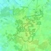 Mapa topográfico Baarle, altitud, relieve