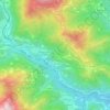 Mapa topográfico Maleggia, altitud, relieve