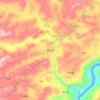 Mapa topográfico 钟山乡, altitud, relieve