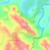 Mapa topográfico Colorada, altitud, relieve