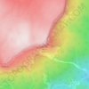 Mapa topográfico Нагой-Кош, altitud, relieve