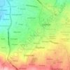 Mapa topográfico Mangunsari, altitud, relieve