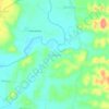 Mapa topográfico Anonang, altitud, relieve