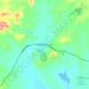 Mapa topográfico Mount Garnet, altitud, relieve