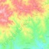 Mapa topográfico Berberia, altitud, relieve