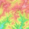 Mapa topográfico Dörpfelderhöhe, altitud, relieve