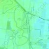 Mapa topográfico Olmito, altitud, relieve